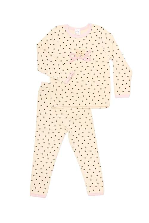 Pijama Lunares Blanco