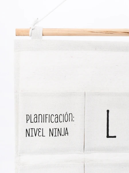ORGANIZADOR COLGANTE SEMANAL CRUDO