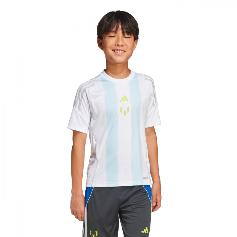 Remera Messi de Niños Blanco