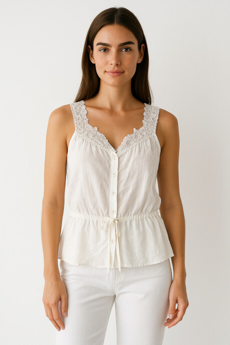 Blusa Ravi Blanco