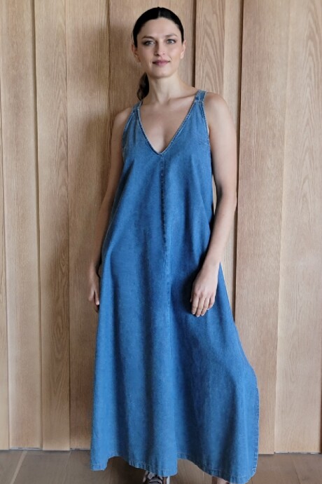 Vestido Laguna Denim Azul