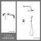 GRIFERIA JUEGO MONOCOMANDO BRUSHED NICKEL BRILLO SIGNATURE GRIS-BRUSHED NICKEL