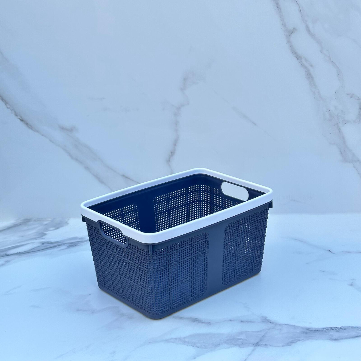 Canasto Organizador Polipropileno Alto 14cm x Ancho 19cm x Largo 26cm 