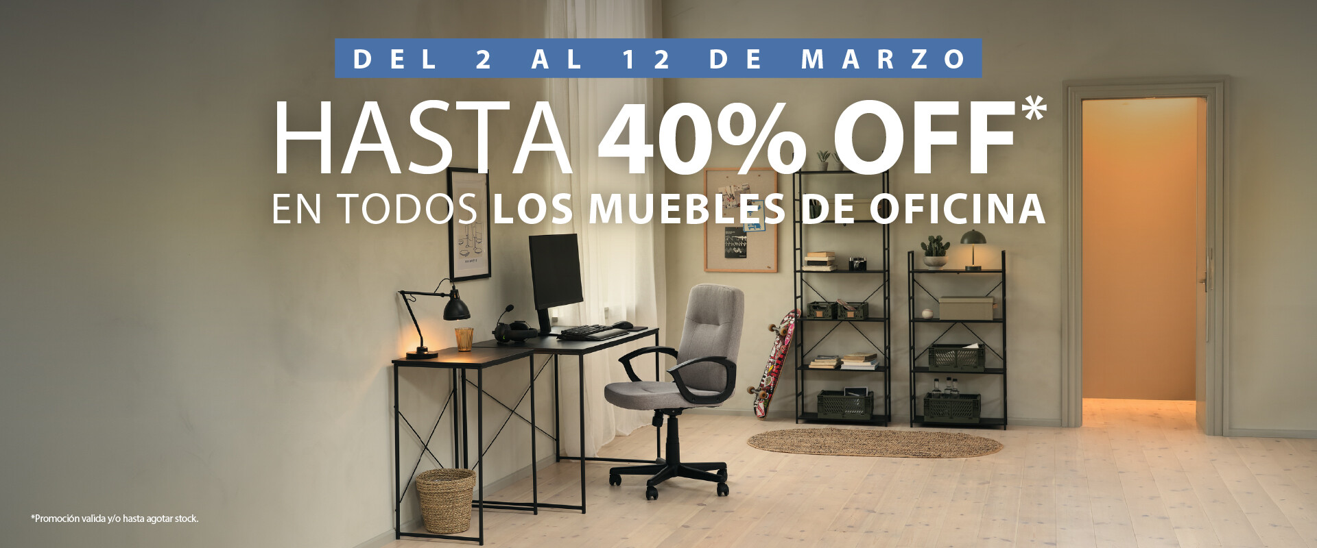 Hasta 40% OFF en TODOS los muebles de cocina