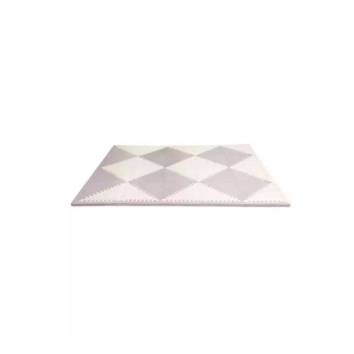 Alfombra de goma encastrable gris 