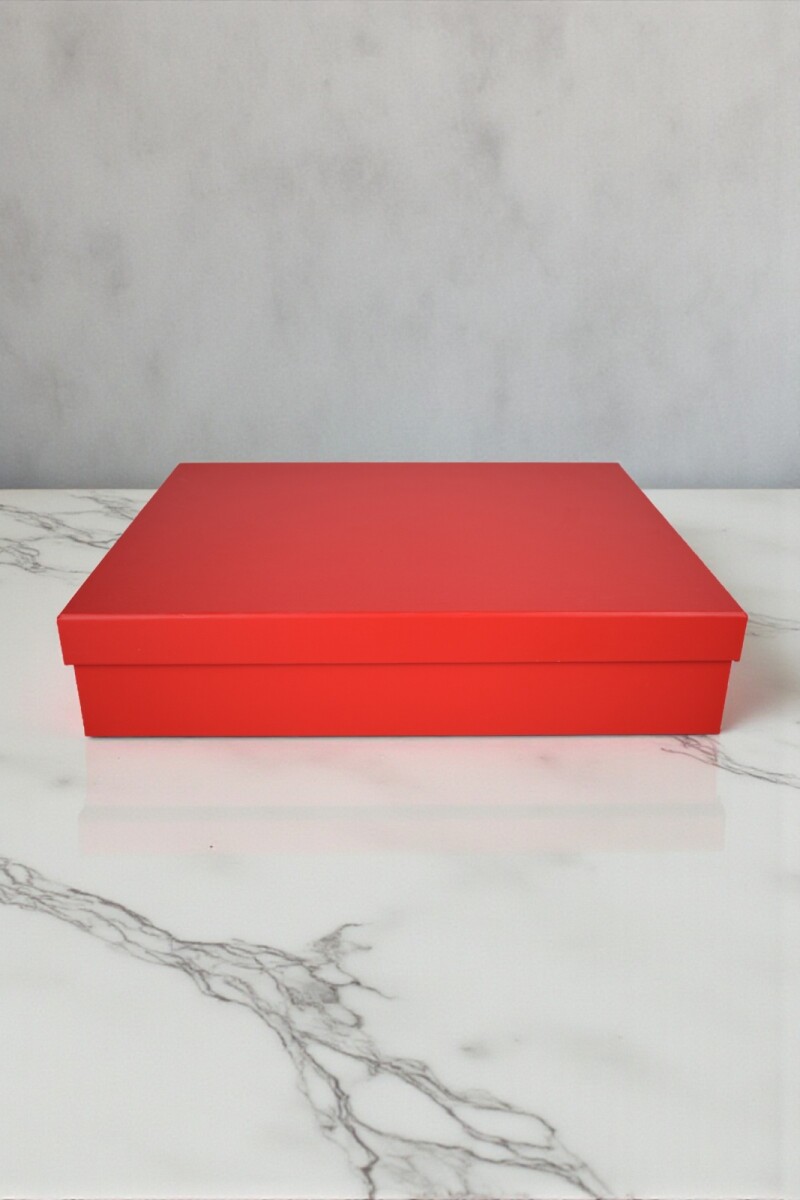 Caja Rigida 32 x 41,5 x9 - ROJO 