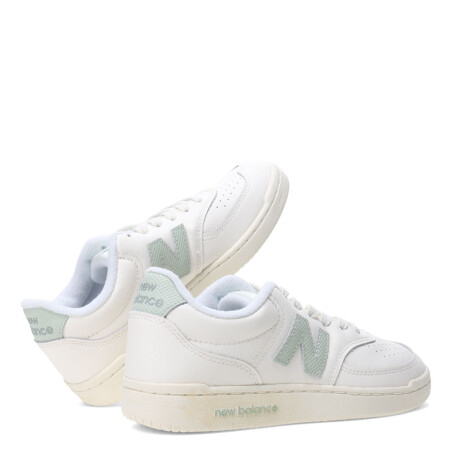 Championes de Mujer New Balance Pop N Pack Leather Beige - Verde