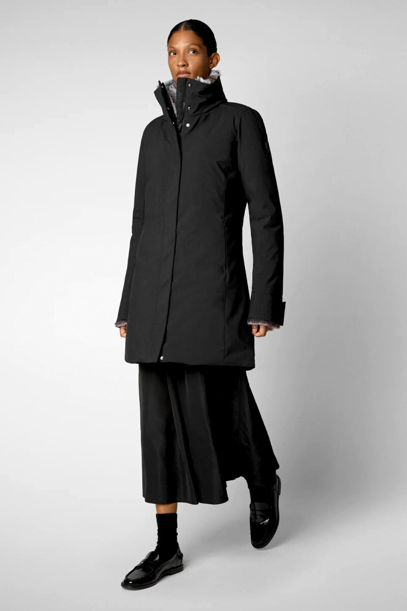 HOODED PARKA SAMANTAH Negro