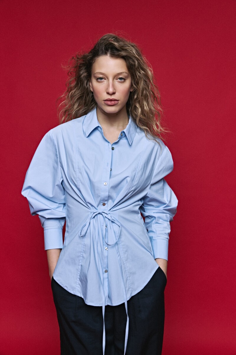 CAMISA INDRA Celeste