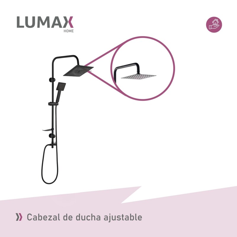 Barral Columna De Ducha Acero Inoxidable Ajustable Barral Columna De Ducha Acero Inoxidable Ajustable