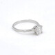 Anillo En Oro 18K Blanco Con Brillante Anillo En Oro 18K Blanco Con Brillante