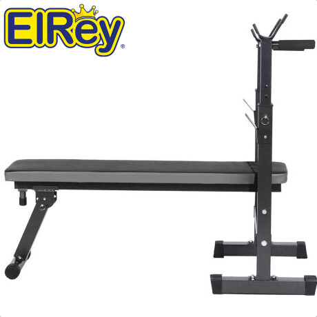 Banco De Pecho + Barra 1.50m + 2 Mancuernas + 40kg Cmb001013