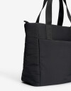Shopper Nylon Shopper Con Doble Asa De Hombro. - Negro