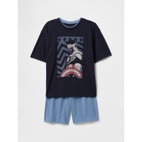 MVL B FR SHORT SET CAPTAIN AMERICA