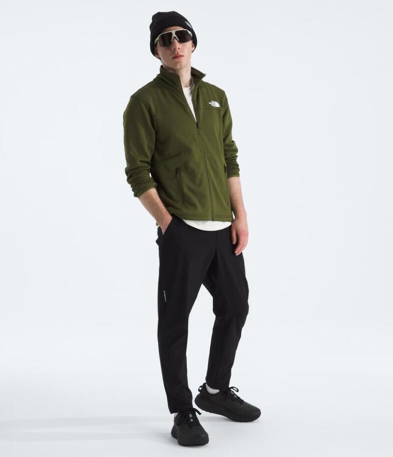 Campera Polar Cedar Trail Grid hombre Woodland Green