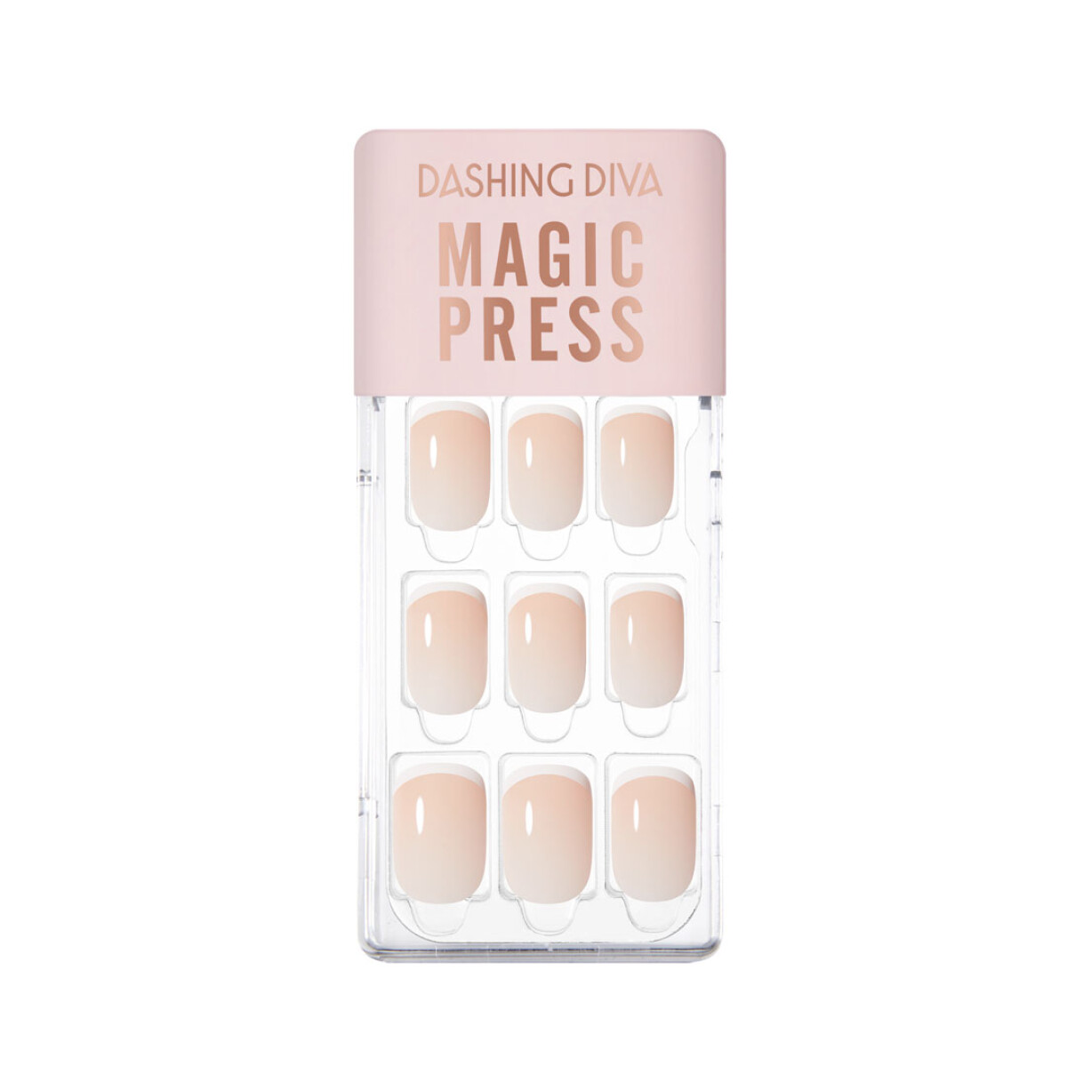 UÑAS EN GEL LISTAS (PRESS ON) - White thin French 