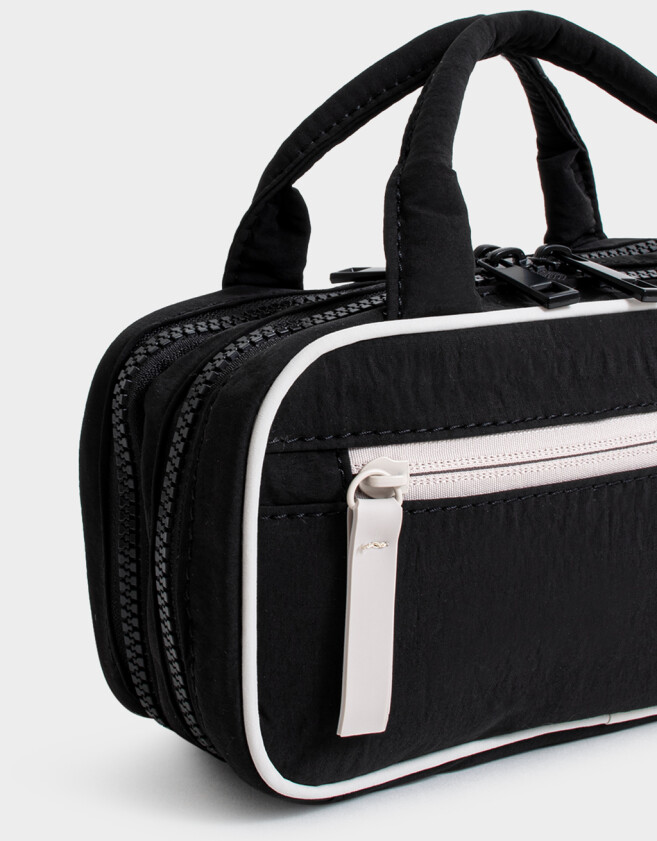 Porta Cosméticos Portacosméticos Formato Valija - Negro