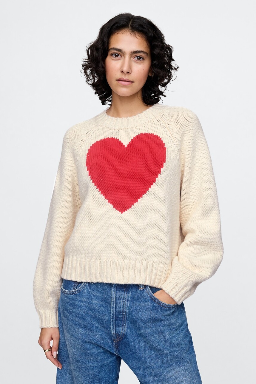 Buzo Relaxed Mujer Modern Red Heart