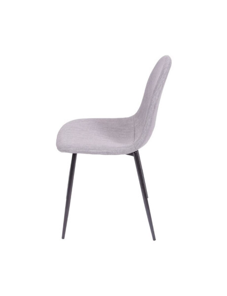 SILLA CHARLA LINO/METAL GRIS/NEGRO SILLA CHARLA LINO/METAL GRIS/NEGRO