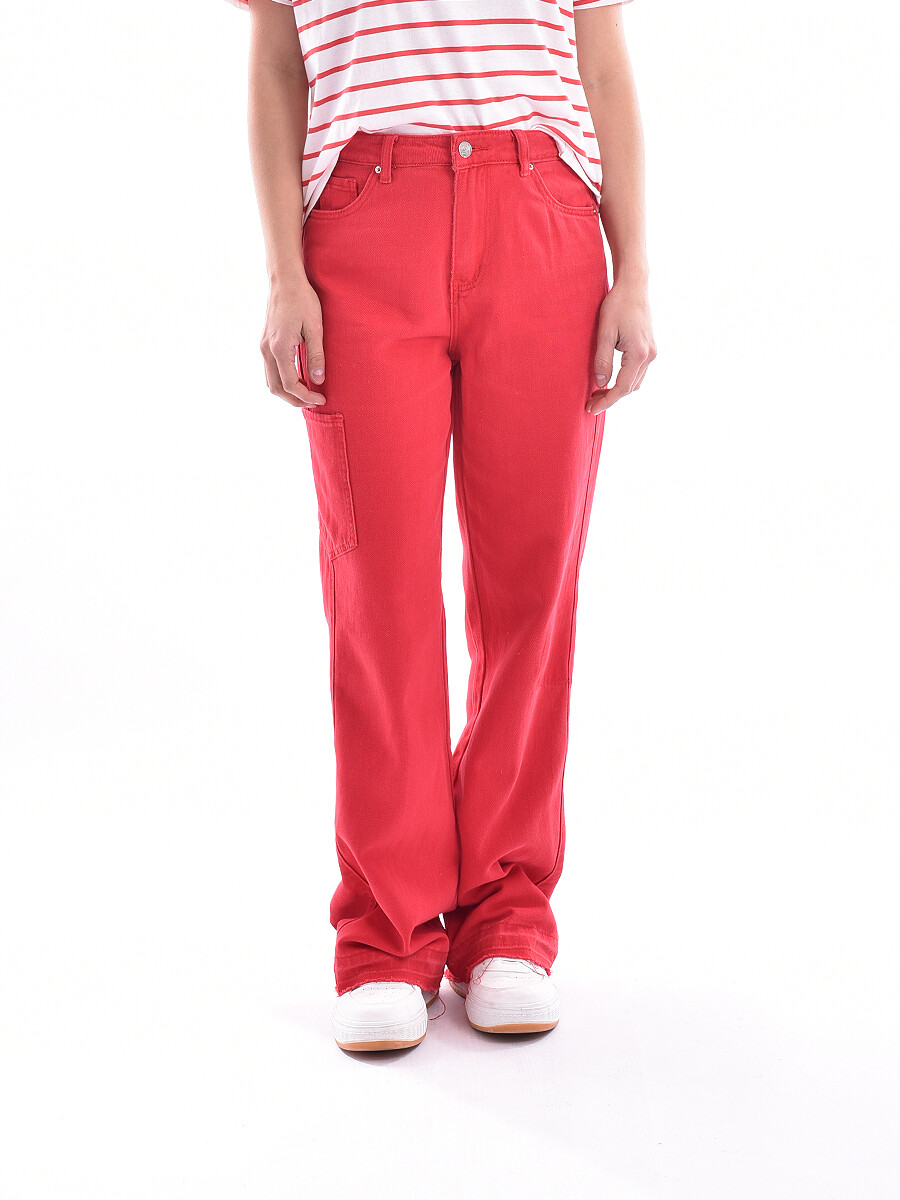 JEAN MANZANILLO STRAIGHT - ROJO 