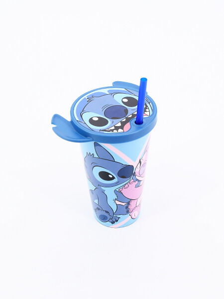 VASO CON SORBITO ANGEL CELESTE
