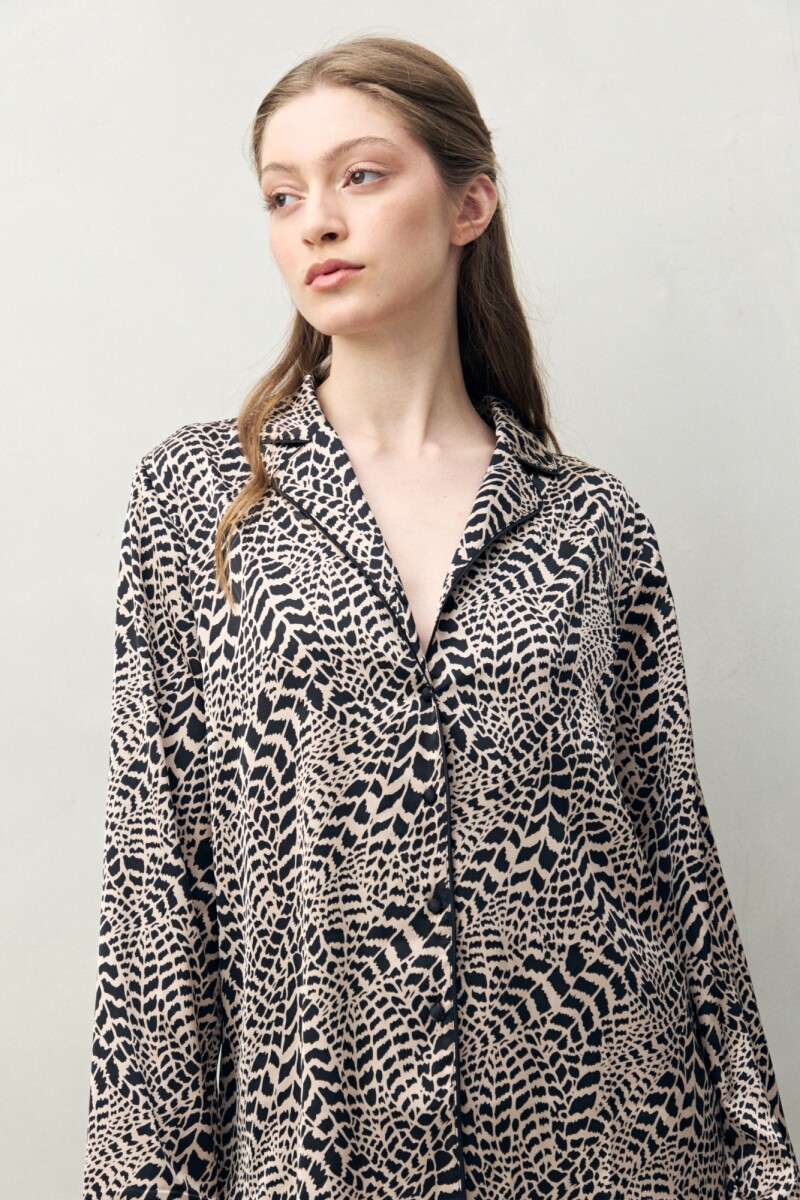 CAMISA GINGER PRINTED Animal Print