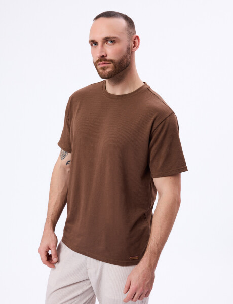 T-shirt Emil marron