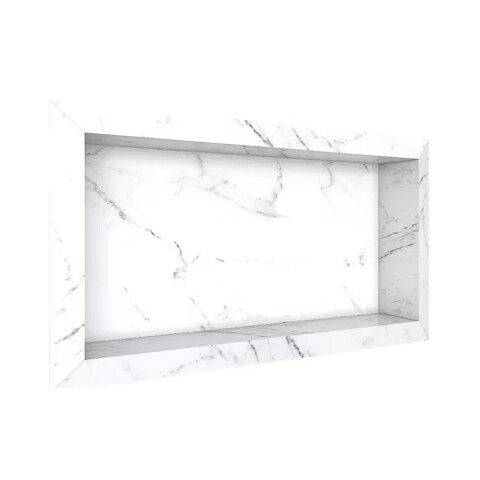 Nicho estante de empotrar Porcelanato 60cm Blanco Nicho Estante De Empotrar Porcelanato 60cm Blanco