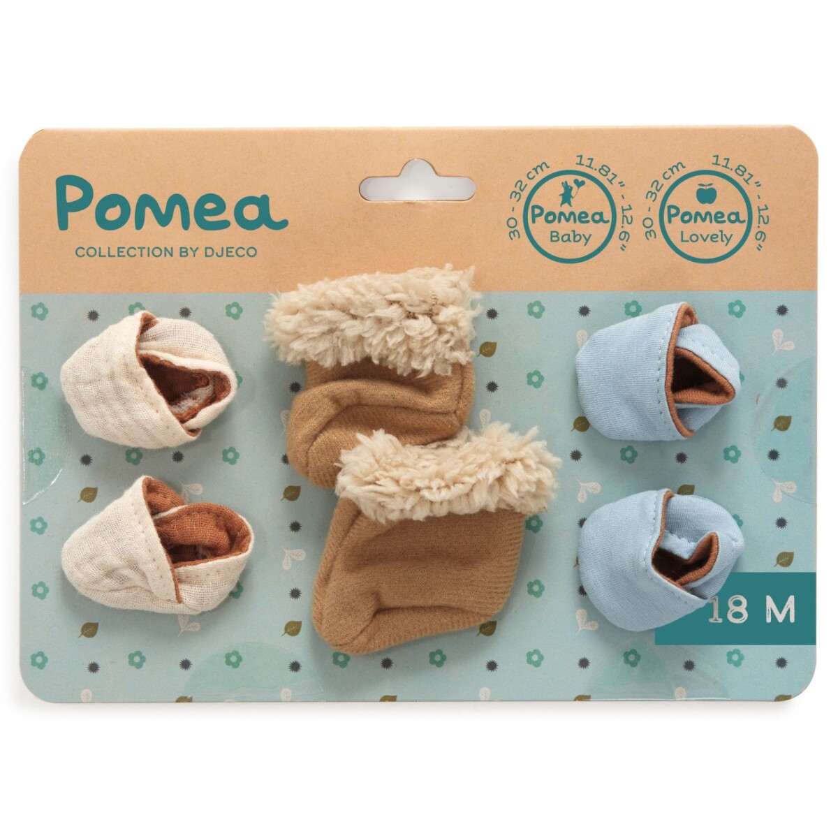 Set x3 zapatos de muñecas para bebe 