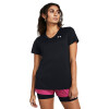 Remera Training Under Armour Tech Solid de Mujer - 1384229-001 Negro-blanco