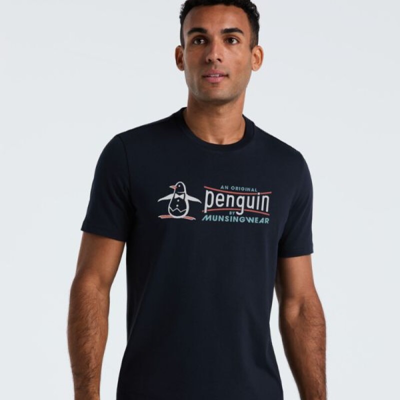 Remera Penguin Azul Oscuro