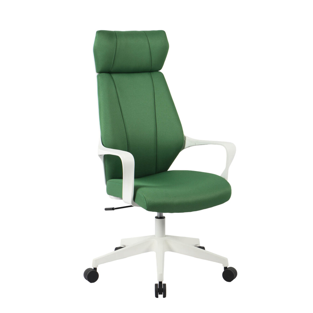 SILLA DE OFICINA TELA-Y-POLIPROPILENO VERDE ARSENE