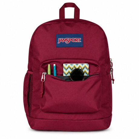 Mochila Escolar p/ Laptop Jansport Cross Town Plus Original Cherry Lacquer