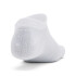 UA Essential No Show 3pk-WHT WHT-100