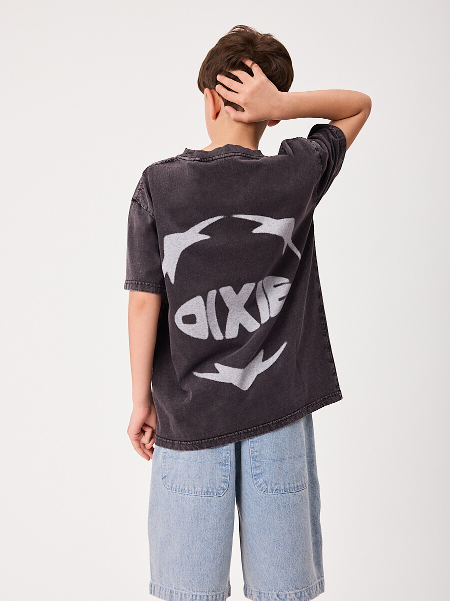 T-SHIRT M/C RIDANTE TEEN DIXIE Negro