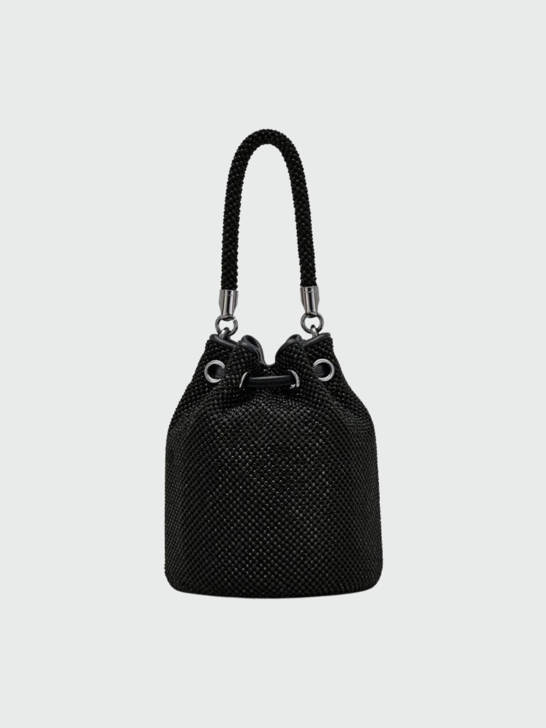 Marc Jacobs - Bolso bombonera metálico, The Mini Bucket Negro