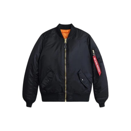Campera Bomber MA-1de dama Alpha Negro