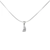 Dije Pie Huella-Plata 925-Zirconia blanca-CP3303 conpiedra