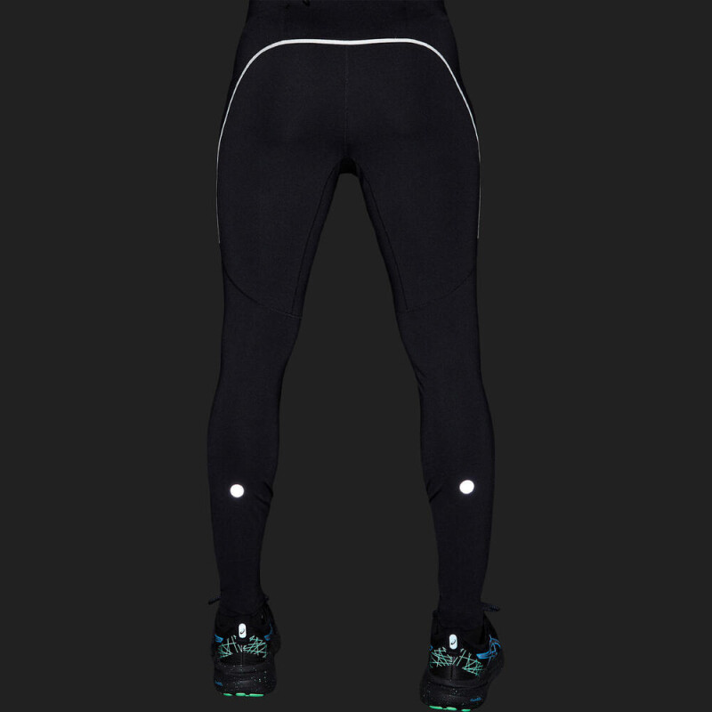 Leggings Running Road Lite-Show Tight Hombre Performance Black
