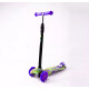 Monopatín Piccoly 3 Ruedas Para Niños Ajustable Con Luces Violeta