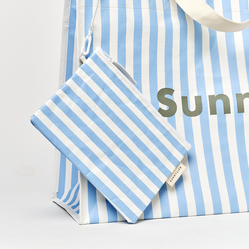 S61CBB Bolso De Playa Rayas Sunnylife - La Mer Med Blue