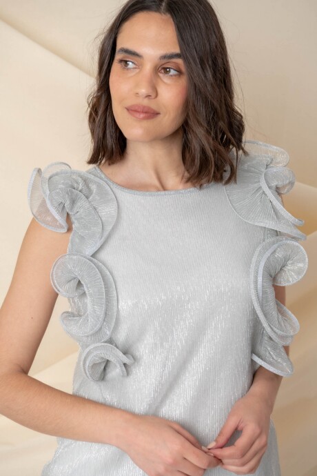 BLUSA MALLORY Plateado