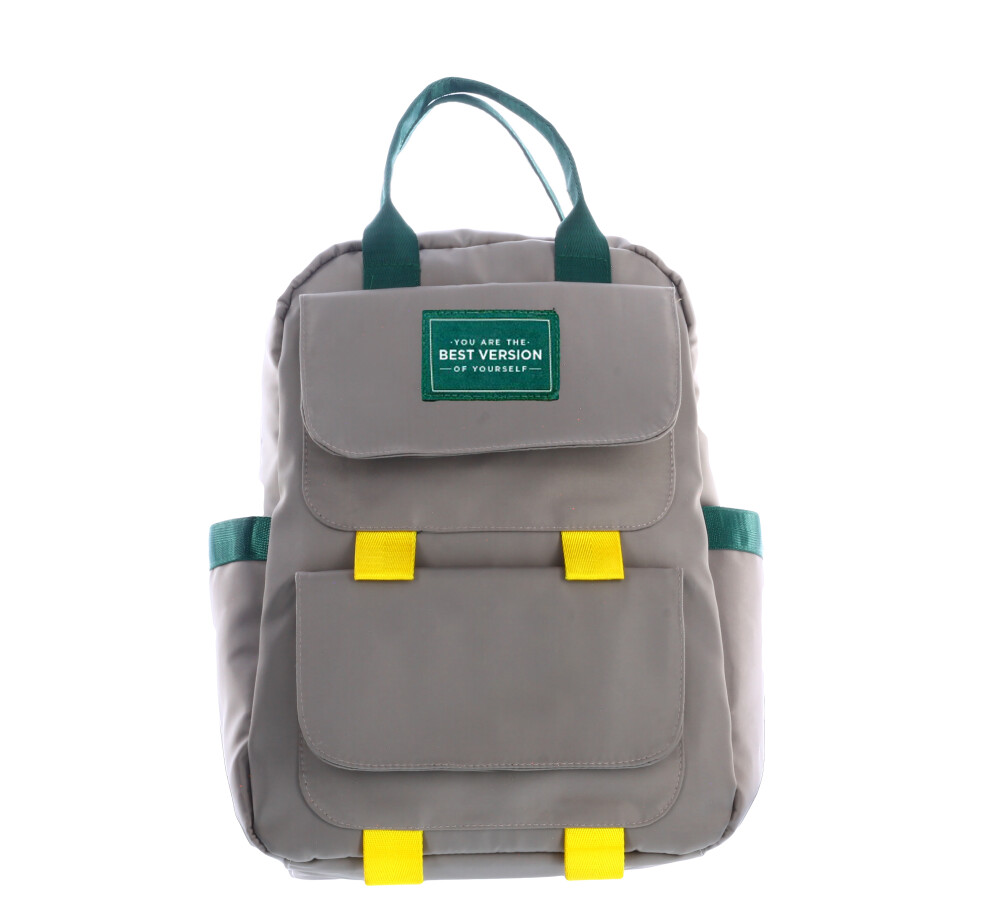 Mochila BEST colores combinados Grey