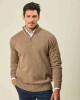 Buzo Lambswool Medio Cierre Vison