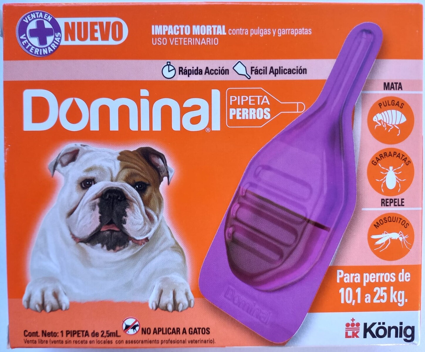 Dominal Spot On Perro De 10 A 25 Kg 