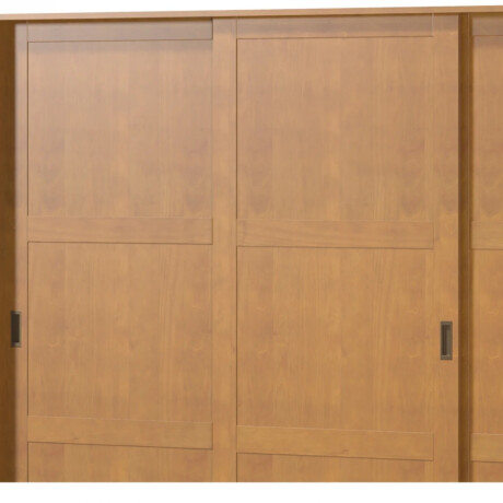 Ropero Rustico 3 puertas corredizas y 3 cajones Madera maciza Linea Colonial Freijo
