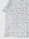 Camisa Florecitas Con Volantes Blanco