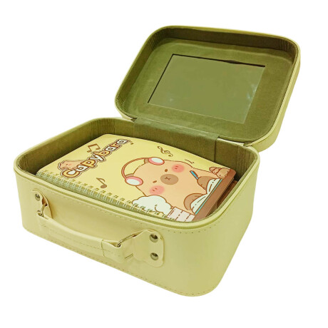 Set Valija Capibara Carpincho Escolar Artístico Real Cpy001002