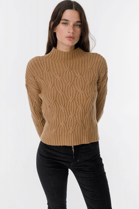 Sweater Luciernaga Camel