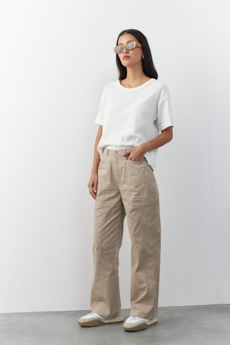 PANTALON PLACID Visón